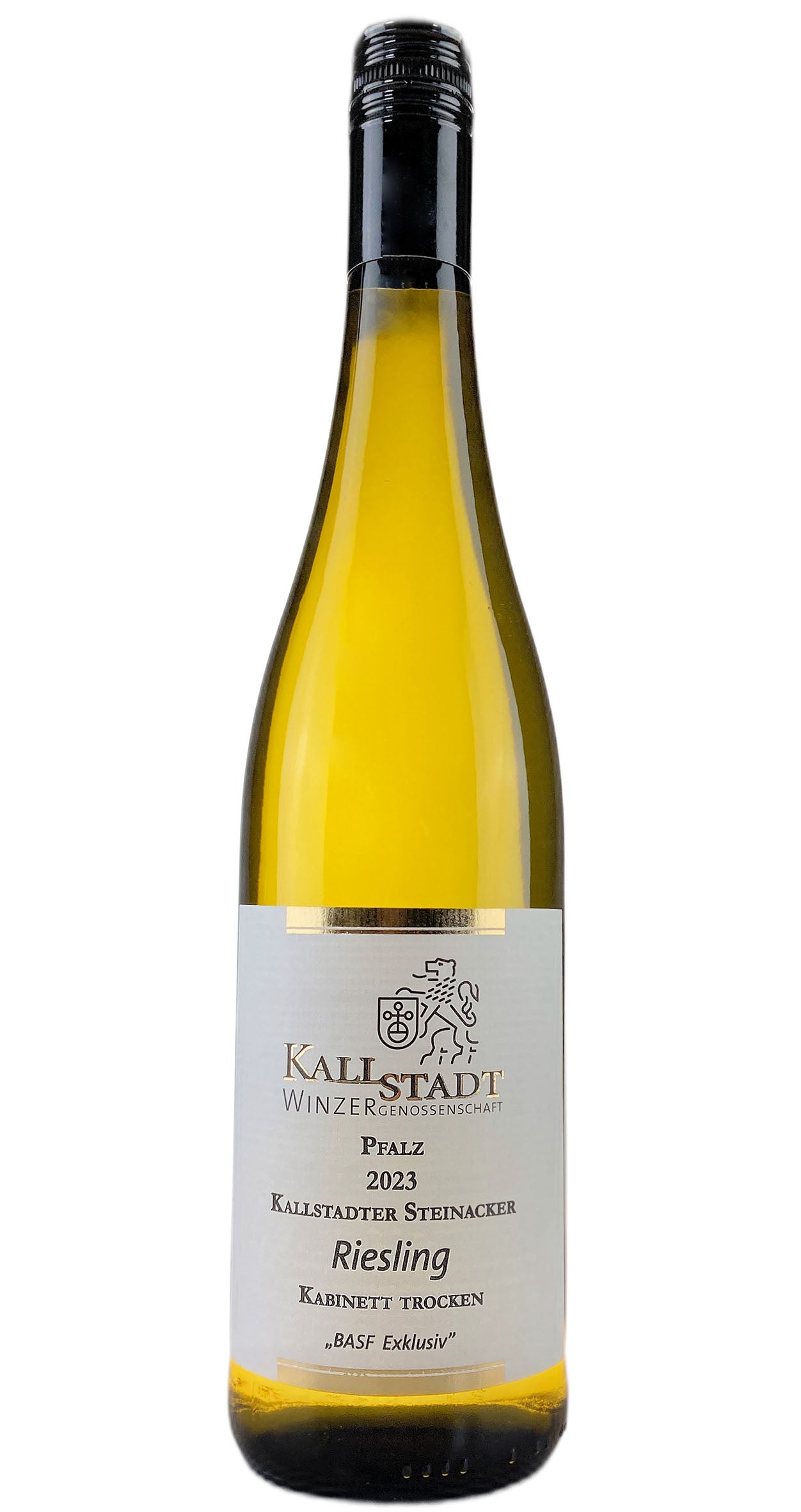 W108283H - 2023 Kallstadter Steinacker Riesling Kabinett trocken BASF Exklusiv (12 Bottles)