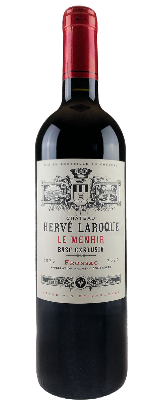 R105801 - 2020 Château Hervé Laroque Le Menhir BASF Exklusiv (12 Bottles)